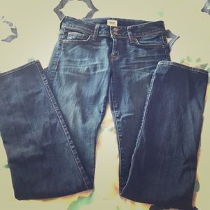 Hudson straight leg jeans with stretch